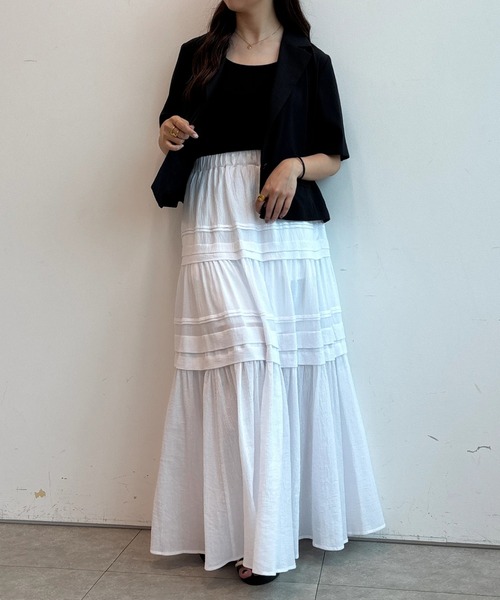 CADUNE ニットジレ　カデュネ　美品 カデュネ CADUNE ニットジレ （紺） - ファッション通販