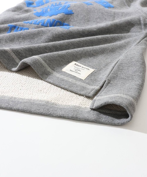 KRIFF MAYER Lady's Collection(クリフメイヤーレディースコレクション)の「【本体綿100%】ざっくり裏毛7分袖クルー(スウェット・レディース・グレー/ナチュラル/カラフル/ブラック/パープル/イエロー/ベージュ・LARGE/MEDIUM)」の19枚目の写真