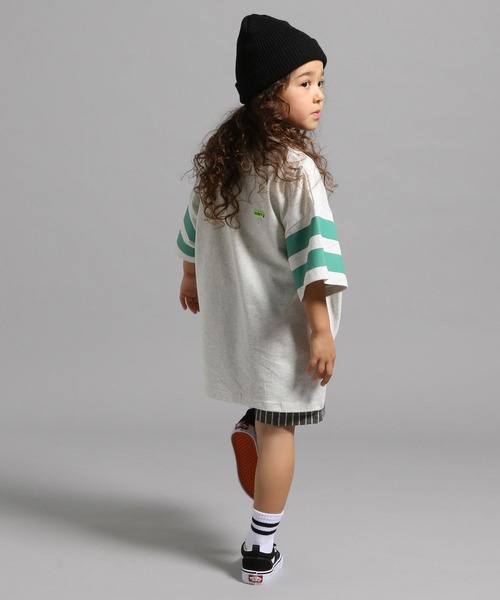 GEORGE'S（ジョージズ）の「【KIDS】ナンバーラインTシャツ（Tシャツ/カットソー・キッズ・ライトグレー/グリーン・150cm/110cm/130cm）」の13枚目の写真