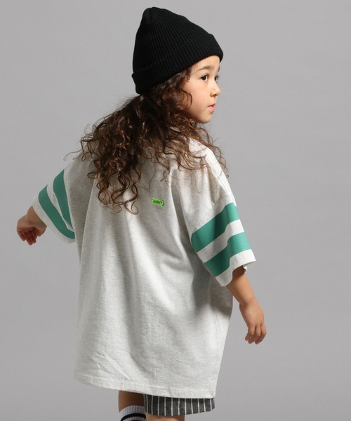 GEORGE'S（ジョージズ）の「【KIDS】ナンバーラインTシャツ（Tシャツ/カットソー・キッズ・ライトグレー/グリーン・150cm/110cm/130cm）」の15枚目の写真