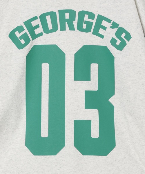 GEORGE'S（ジョージズ）の「【KIDS】ナンバーラインTシャツ（Tシャツ/カットソー・キッズ・ライトグレー/グリーン・150cm/110cm/130cm）」の8枚目の写真
