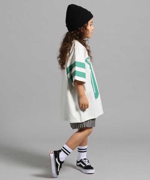 GEORGE'S（ジョージズ）の「【KIDS】ナンバーラインTシャツ（Tシャツ/カットソー・キッズ・ライトグレー/グリーン・150cm/110cm/130cm）」の12枚目の写真