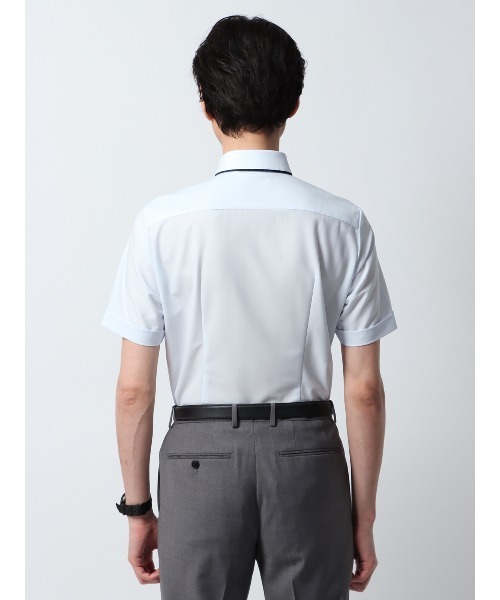 15日までお値下げ❗️新品ま未使用　長袖ロングシャツ　グレー　FREE size 長袖前開きボタン付シャツ KQ2518A :メンズ トップス
