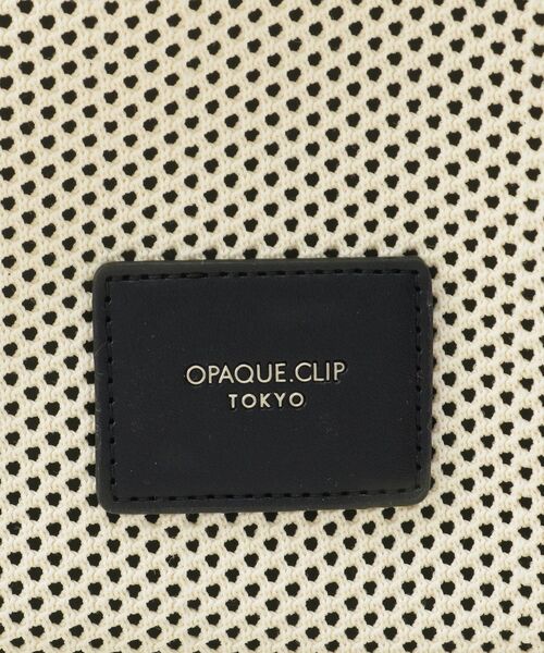 OPAQUE.CLIP(オペークドットクリップ)の「【2WAY】メッシュスクエアミドルトートバッグ(トートバッグ・レディース・ブラック/アイボリー・00)」の17枚目の写真
