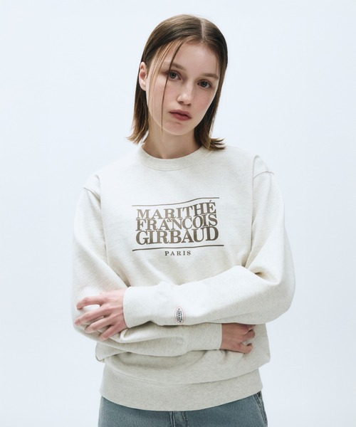 MARITHE + FRANCOIS GIRBAUD(マリテフランソワジルボー)の「CLASSIC LOGO SWEATSHIRT(スウェット・レディース・オートミール/ヘザーグレー/ブルー/ネイビー・SMALL/MEDIUM/LARGE/X-LARGE)」の21枚目の写真