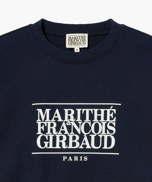 MARITHE + FRANCOIS GIRBAUD(マリテフランソワジルボー)の「CLASSIC LOGO SWEATSHIRT(スウェット・レディース・オートミール/ヘザーグレー/ブルー/ネイビー・SMALL/MEDIUM/LARGE/X-LARGE)」の6枚目の写真