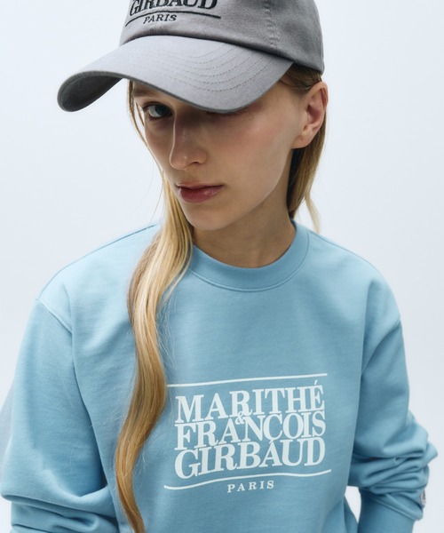 MARITHE + FRANCOIS GIRBAUD(マリテフランソワジルボー)の「CLASSIC LOGO SWEATSHIRT(スウェット・レディース・オートミール/ヘザーグレー/ブルー/ネイビー・SMALL/MEDIUM/LARGE/X-LARGE)」の15枚目の写真