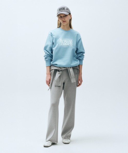 MARITHE + FRANCOIS GIRBAUD(マリテフランソワジルボー)の「CLASSIC LOGO SWEATSHIRT(スウェット・レディース・オートミール/ヘザーグレー/ブルー/ネイビー・SMALL/MEDIUM/LARGE/X-LARGE)」の16枚目の写真