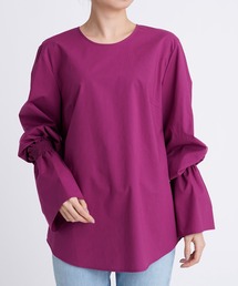 YANUK（ヤヌーク）の「ギャザースリーブ ブラウス（シャツ/ブラウス）」