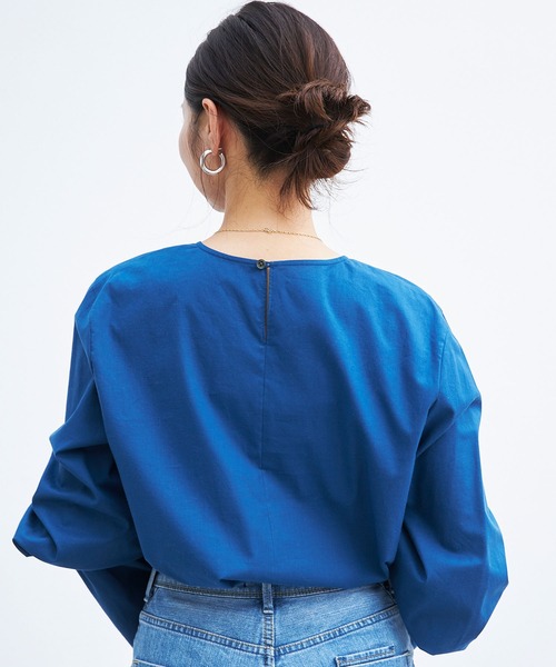 YANUK ヤヌーク たっぷりギャザー ぺザントブラウス バンドカラー F 楽天市場】ヤヌーク（サイズ（S/M/L）フリー）（レディース