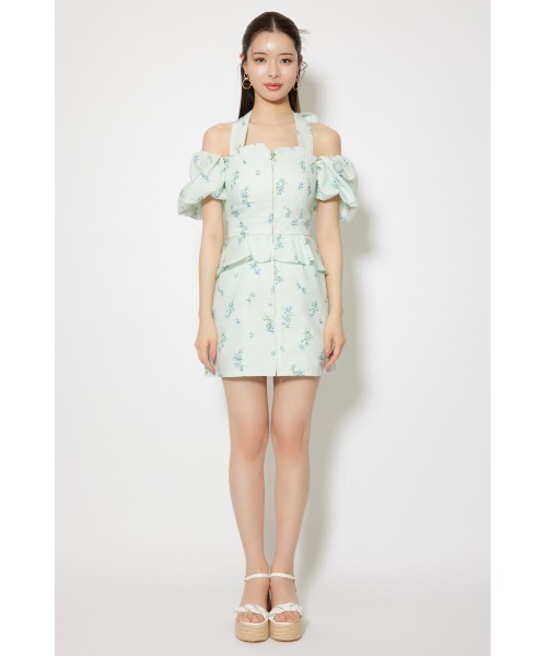 rienda(リエンダ)の「【AKB48 千葉恵里さん着用】2WAYオフショルベアワンピース 夏服(ワンピース・レディース・イエロー/ネイビー/ライトブルー・SMALL/MEDIUM)」の13枚目の写真