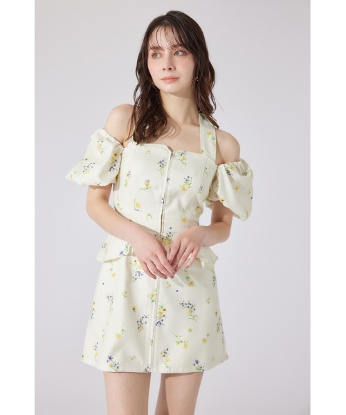 rienda(リエンダ)の「【AKB48 千葉恵里さん着用】2WAYオフショルベアワンピース 夏服(ワンピース・レディース・イエロー/ネイビー/ライトブルー・SMALL/MEDIUM)」の21枚目の写真