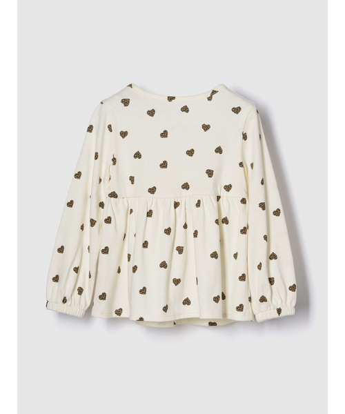 GAP（ギャップ）の「ブラナン フェイバリット エンパイアウエストトップス (幼児・ベビー)（Tシャツ/カットソー・キッズ・ピンク/アイボリー/ホワイト系その他・80ｃｍ/90cm/95cm/100cm/105cm/110cm）」の4枚目の写真