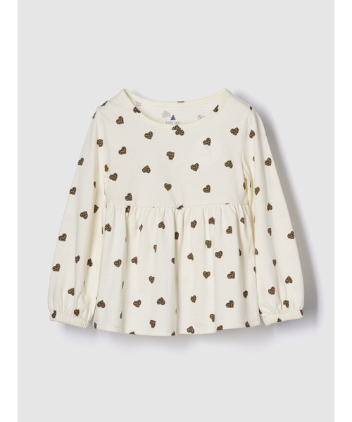 GAP（ギャップ）の「ブラナン フェイバリット エンパイアウエストトップス (幼児・ベビー)（Tシャツ/カットソー・キッズ・ピンク/アイボリー/ホワイト系その他・80ｃｍ/90cm/95cm/100cm/105cm/110cm）」の5枚目の写真