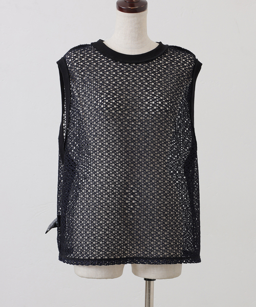 JOURNAL STANDARD LUXE / ジャーナルスタンダードラックス 21080440001030 ファインメリノアゼベスト ニットベスト メッシュベスト（ベスト）｜JOURNAL STANDARD LUXE（ジャーナル