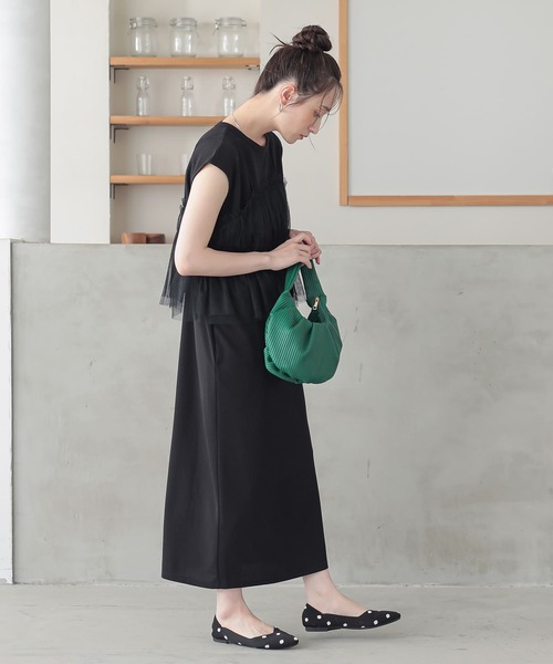 n'OrLABEL(ノアールレーベル)の「チュールキャミ&ワンピースセットアップ【セットアップ2点セット】(ワンピース・レディース・ブルー/ブラック・2/1)」の22枚目の写真