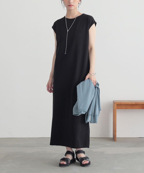 n'OrLABEL(ノアールレーベル)の「チュールキャミ&ワンピースセットアップ【セットアップ2点セット】(ワンピース・レディース・ブルー/ブラック・2/1)」の19枚目の写真