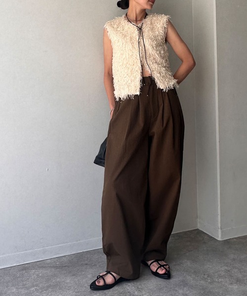 NOGLE/ノグル】ワイドルーズツイルパンツ（その他パンツ