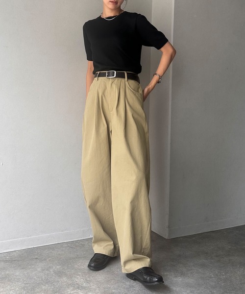 NOGLE/ノグル】ワイドルーズツイルパンツ（その他パンツ）｜NOGLE