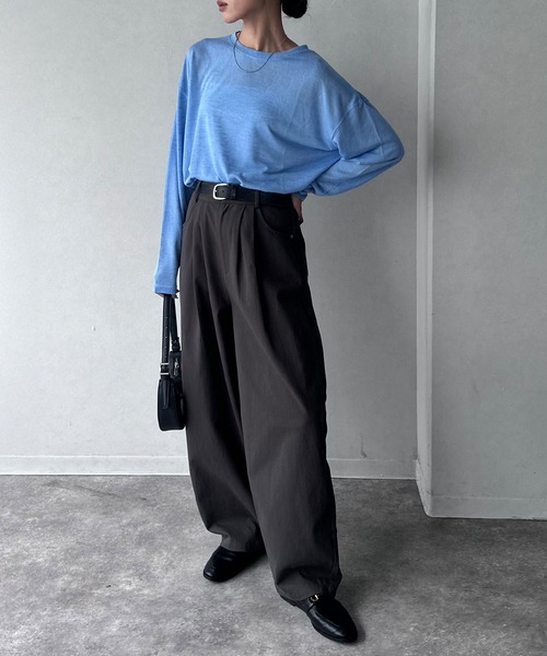 その他 nine NOGLE/ノグル】ワイドルーズツイルパンツ（その他パンツ）｜NOGLE