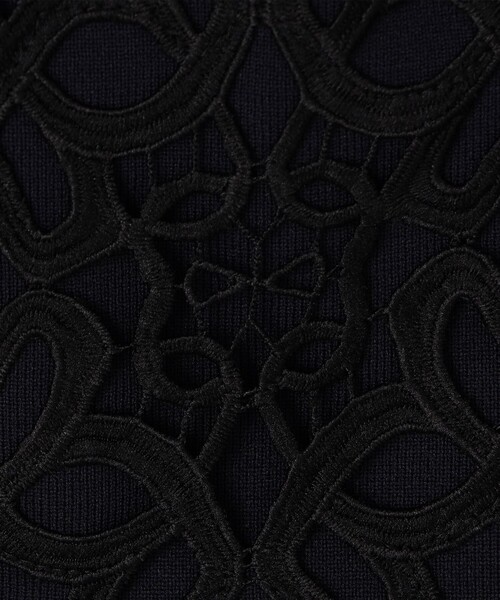 NOLLEY’S（ノーリーズ）の「レース付きペプラムベスト（ベスト・レディース・ネイビー/ブラック/キャメル・38）」の18枚目の写真