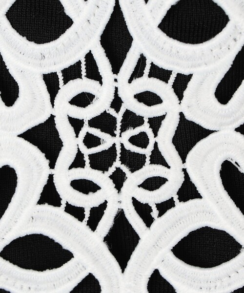 NOLLEY’S（ノーリーズ）の「レース付きペプラムベスト（ベスト・レディース・ネイビー/ブラック/キャメル・38）」の22枚目の写真