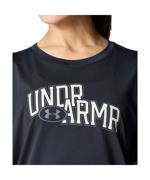 UNDER ARMOUR(アンダーアーマー)の「アンダーアーマー UAテック グラフィック Tシャツ(Tシャツ/カットソー・レディース・スモークピンク/ブラック/サックスブルー・M/L)」の16枚目の写真