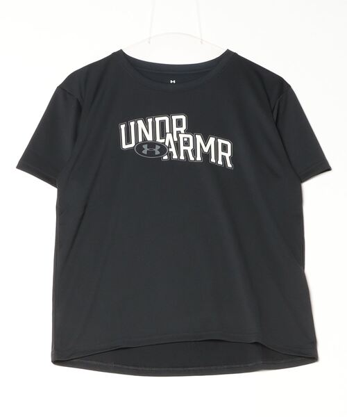 UNDER ARMOUR(アンダーアーマー)の「アンダーアーマー UAテック グラフィック Tシャツ(Tシャツ/カットソー・レディース・スモークピンク/ブラック/サックスブルー・M/L)」の6枚目の写真