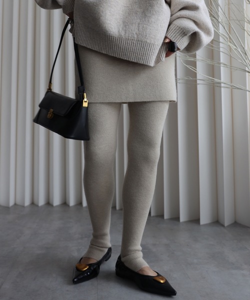 SHISHIKUI ニットレギンスS THESHISHIKUI ニットレギンス 新品 THESHISHIKUI シシクイ