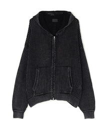 DANKE SCHON | 【WEB&DEPOT限定】DankeSchon/ダンケシェーン/CHEMICAL MESH KNIT ZIP HOODIE(パーカー)