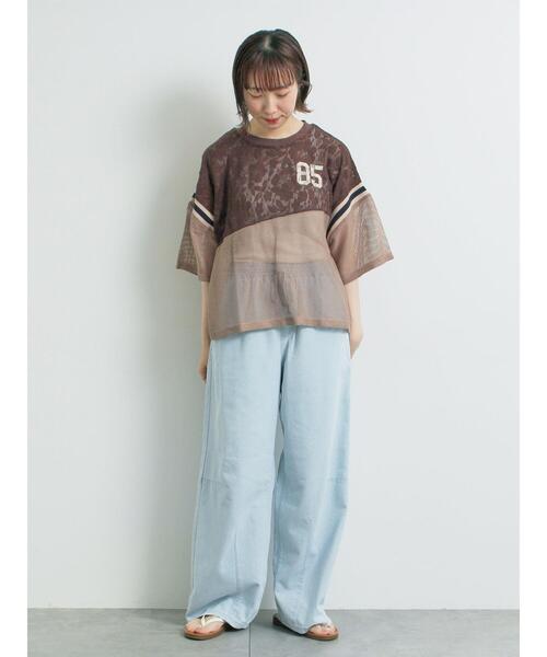 セール】[接触冷感]裾タックパンツ（その他パンツ）｜SM2