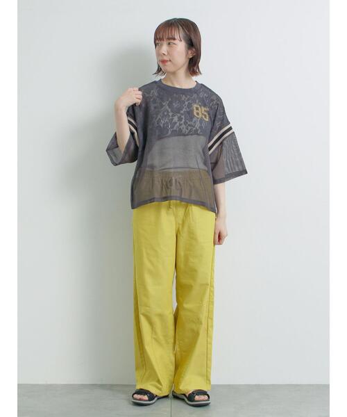 SM2（エスエムツー）の「[接触冷感]裾タックパンツ（その他パンツ・レディース・オレンジ/イエロー/ブルー/サックスブルー・M/L）」の16枚目の写真