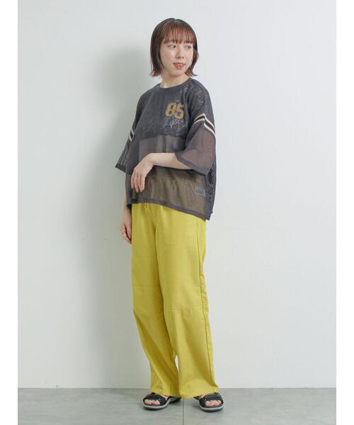 SM2（エスエムツー）の「[接触冷感]裾タックパンツ（その他パンツ・レディース・オレンジ/イエロー/ブルー/サックスブルー・M/L）」の17枚目の写真