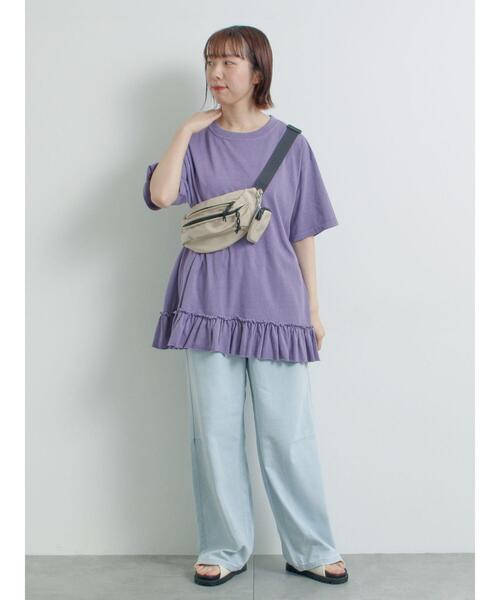 SM2（エスエムツー）の「[接触冷感]裾タックパンツ（その他パンツ・レディース・オレンジ/イエロー/ブルー/サックスブルー・M/L）」の18枚目の写真