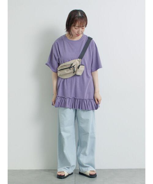 SM2（エスエムツー）の「[接触冷感]裾タックパンツ（その他パンツ・レディース・オレンジ/イエロー/ブルー/サックスブルー・M/L）」の19枚目の写真