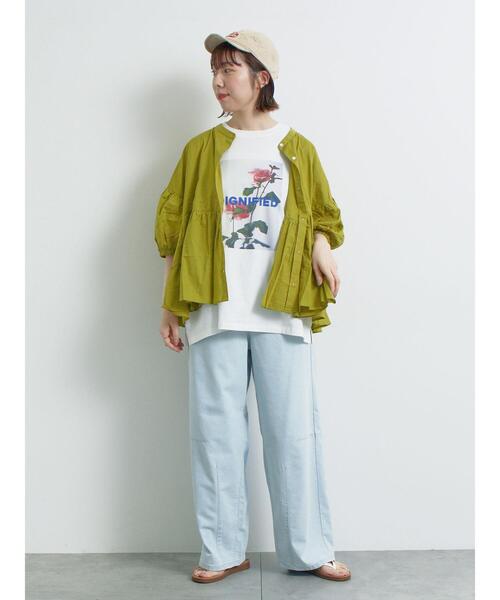 SM2（エスエムツー）の「[接触冷感]裾タックパンツ（その他パンツ・レディース・オレンジ/イエロー/ブルー/サックスブルー・M/L）」の20枚目の写真