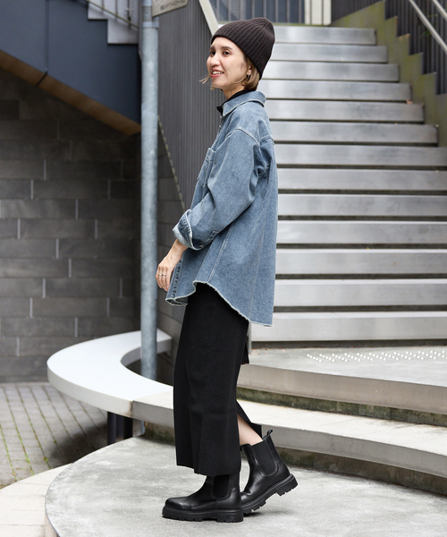 FRAMeWORK（フレームワーク）の「REMME/レメ サイドゴアブーツ（ブーツ・レディース・ブラック/ブラウン・39/38/37/36）」の4枚目の写真