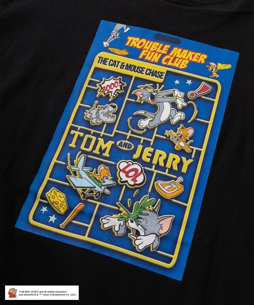 Tom&Jerry(トムアンドジェリー)の「【72】【TOM&JERRY/トムとジェリー】プラモデザイン バックプリント ロングスリーブTシャツ(Tシャツ/カットソー・メンズ・ブラウン/ブラック/ホワイト/ネイビー・XL/M/L)」の9枚目の写真