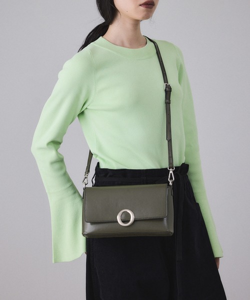 ADAM ET ROPE'（アダムエロペ）の「フラップミニ2WAYショルダーバッグ（ショルダーバッグ・レディース・ブラック/カーキ・FREE）」の3枚目の写真