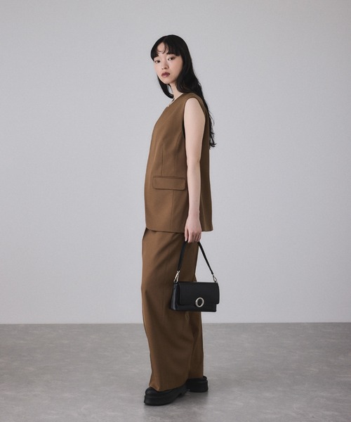 ADAM ET ROPE'（アダムエロペ）の「フラップミニ2WAYショルダーバッグ（ショルダーバッグ・レディース・ブラック/カーキ・FREE）」の8枚目の写真