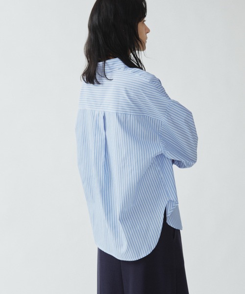 フロントタックロングスリーブシャツ（シャツ/ブラウス）｜Aunt