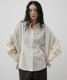 Aunt Marie's（アントマリーズ）の「フロントタックロングスリーブシャツ（シャツ/ブラウス）」