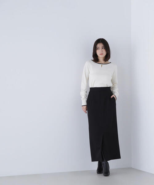 セール】◇メタルポイントバイカラーニット（ニット/セーター