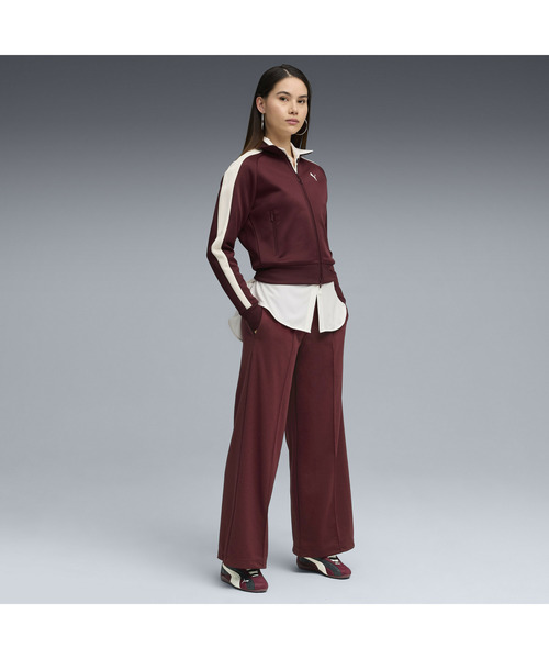 PUMA(プーマ)の「PUMA プーマ ウィメンズ T7 オールウェイズ オン ショート トラック ジャケ(ジャージ・レディース・レッド系その他/オフホワイト・SMALL/X-LARGE/LARGE/MEDIUM)」の4枚目の写真