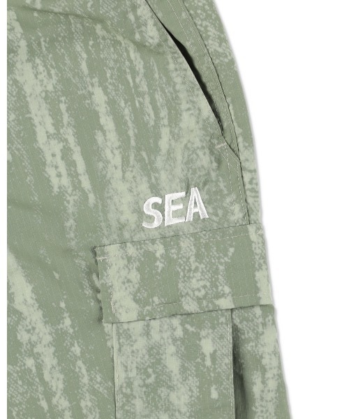 WIND AND SEA（ウィンダンシー）の「SEA ESS Cargo Shorts（その他パンツ・メンズ・セージグリーン/カーキ/パープル/ブラック/サックスブルー/ライトベージュ・L/S/XL）」の9枚目の写真