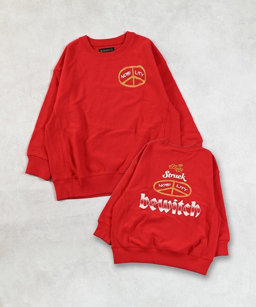 MARKEY'S（マーキーズ）の「前後プリントスウェット（スウェット・キッズ・レッド/ホワイト系その他/ブルー/チャコール・120/110/100/95/90/80/150/140/130）」の18枚目の写真