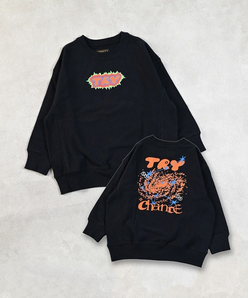 MARKEY'S（マーキーズ）の「前後プリントスウェット（スウェット・キッズ・レッド/ホワイト系その他/ブルー/チャコール・120/110/100/95/90/80/150/140/130）」の10枚目の写真