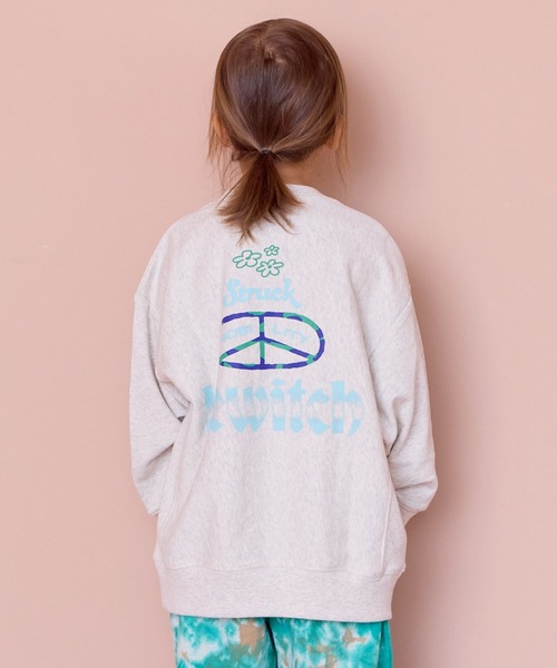 MARKEY'S（マーキーズ）の「前後プリントスウェット（スウェット・キッズ・レッド/ホワイト系その他/ブルー/チャコール・120/110/100/95/90/80/150/140/130）」の8枚目の写真