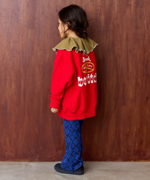 MARKEY'S（マーキーズ）の「前後プリントスウェット（スウェット・キッズ・レッド/ホワイト系その他/ブルー/チャコール・120/110/100/95/90/80/150/140/130）」の21枚目の写真