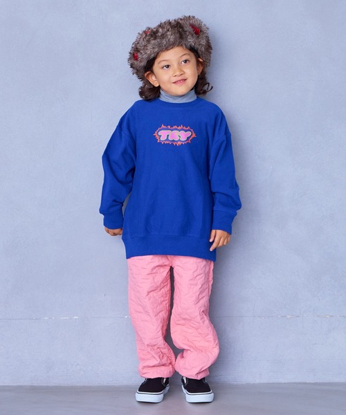 MARKEY'S（マーキーズ）の「前後プリントスウェット（スウェット・キッズ・レッド/ホワイト系その他/ブルー/チャコール・120/110/100/95/90/80/150/140/130）」の16枚目の写真